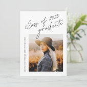 Invitation Classe de script moderne de 2025 - Diplôme photo (Debout devant)