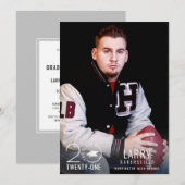 Invitation CLASSE D'Études Modernes DE 2021 Typographie Photo (Devant / Derrière)