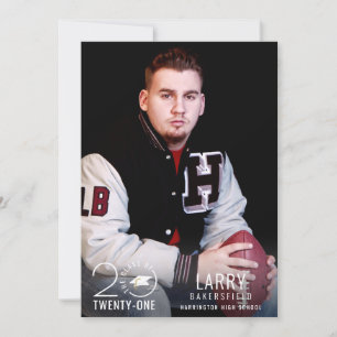 Invitation CLASSE D'Études Modernes DE 2021 Typographie Photo