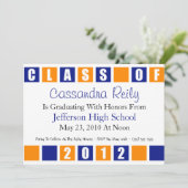 Invitation Classe D'Invitation 2012 (Boîtes Bleues / Oranges) (Debout devant)