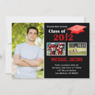 Invitation Classe d'invitation de diplôme de 2012