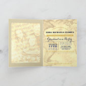 Invitation classe d'invitation de passeport de graduation 20X (Intérieur)