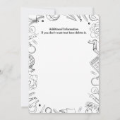 Invitation Classe Dissoute Fête de Retraite d'un Professeur d (Dos)