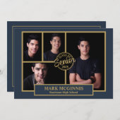 Invitation Classe d'or 2024 de la Marine (Devant / Derrière)