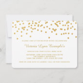 Invitation Classe d'or des filles de 2015 Graduation (Dos)