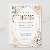 Invitation Classe d'or rose pâle 2020 (Devant)