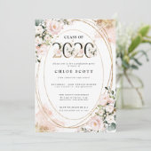 Invitation Classe d'or rose pâle 2020 (Debout devant)