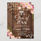 Invitation Classe du 20XX — Diplôme d'études en soins infirmi (Devant / Derrière)