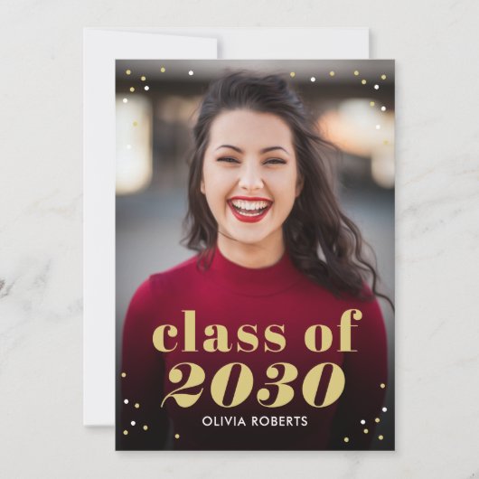 Invitation Classe exceptionnelle - Graduation des couleurs mo (Devant)