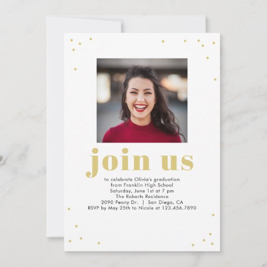 Invitation Classe exceptionnelle - Graduation des couleurs mo (Dos)