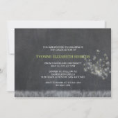 Invitation Classe florale Chalkboard de 2015 (Dos)