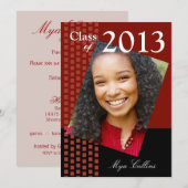 Invitation Classe fraîche audacieuse de la partie 2013 de (Devant / Derrière)