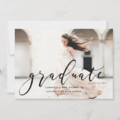 Invitation CLASSE Lettrée À LA Main DE 2017 Graduation Invita (Devant)