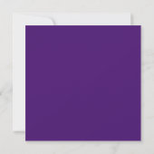 Invitation Classe moderne de 2022 Gold Purple Graduation Part (Dos)