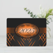 Invitation Classe orange et noire du Parti 2025 (Debout devant)