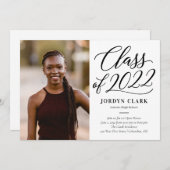 Invitation Classe par script - Graduation de couleur modifiab (Devant / Derrière)