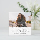 Invitation Classe photo intemporelle de la fête de graduation (Debout devant)