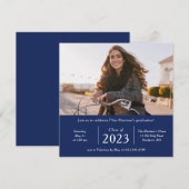 Invitation Classe photo intemporelle de la fête de graduation (Devant / Derrière)