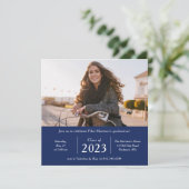 Invitation Classe photo intemporelle de la fête de graduation (Debout devant)