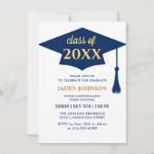 Invitation Classe PHOTO moderne de 2024 Graduation Party (Devant)