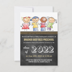 Invitation Classe pré-K préscolaire de 2022