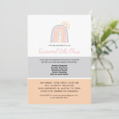 Invitation Classe Rainbow Essential Oil Drops (Debout devant)