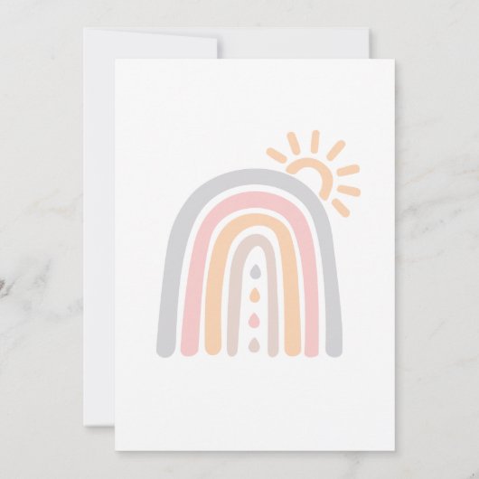 Invitation Classe Rainbow Essential Oil Drops (Dos)