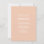 Invitation Classe rose de 2014 Graduation Party Photo (Dos)