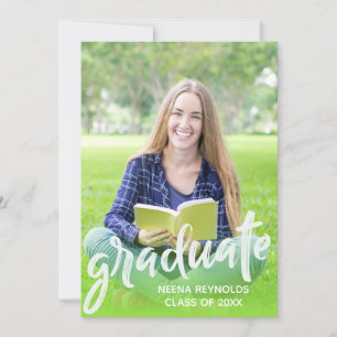 Invitation Classe simple de 2025 Photo Graduation Party