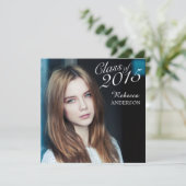 Invitation Classe simple et élégante de l'invitation de fin d (Debout devant)