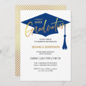 Invitation Classe simple moderne de 2024 Graduation Party (Devant / Derrière)