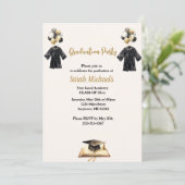 Invitation Classe simple moderne de 20xx Graduation Party (Debout devant)