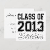 Invitation Classe supérieure 2013 (Devant / Derrière)