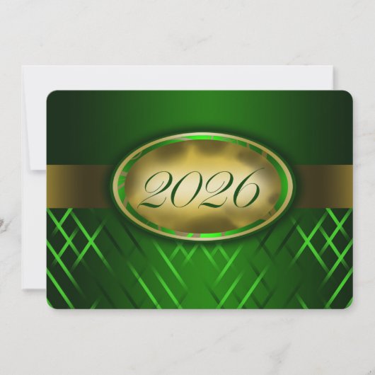 Invitation Classe verte et or 2026 (Devant)