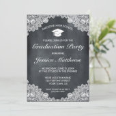 Invitation Classement Blackboard & White Lace (Debout devant)