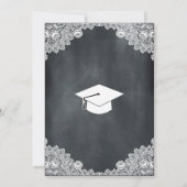 Invitation Classement Blackboard & White Lace (Dos)