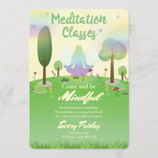 Invitation Classes de méditation