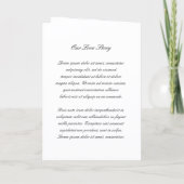 Invitation Classic Black and White QR Code Timeless Wedding (Dos)