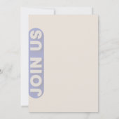 Invitation Classic Blue and Black Graduation (Dos)