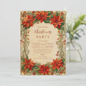 Invitation Classic Botanical Christmas (Debout devant)