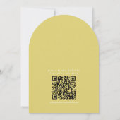 Invitation Classic Chartreuse Monogram Minimalist Wedding (Dos)