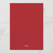 Invitation Classic cherry bow birthday (Dos)