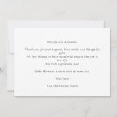 Invitation Classic Chic Baby Photo Collage Announcement Card (Dos)
