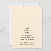 Invitation Classic Chic Blush Graduation Party (Dos)