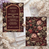 Invitation Classic Christmas Chinoiserie Romantic Wedding