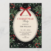 Invitation Classic christmas party  (Devant)