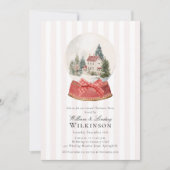 Invitation Classic Christmas Snow Globe Invite (Devant)
