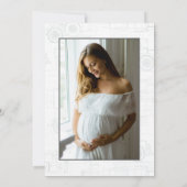 Invitation Classic dans le Baby shower automobile Making Blue (Dos)