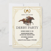Invitation Classic Derby Horse Racing Invite (Devant)
