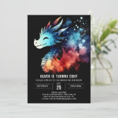 Invitation Classic Dragon Anniversaire numérique (Debout devant)